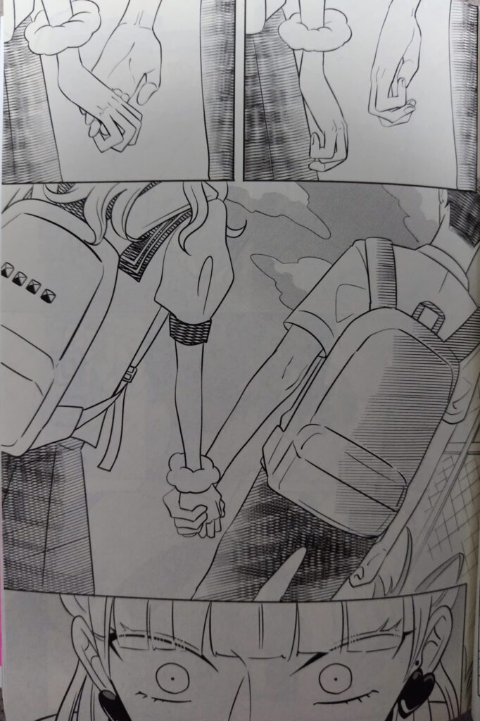 『正反対な君と僕』コミックス1巻より。はじめて一緒に帰ることになり、突然手を繋いできた谷。